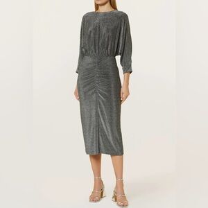 Diane Von Furstenberg Silver Gray Dress
